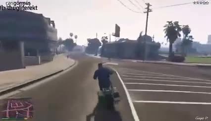 Trevor's face when Franklin blows up.