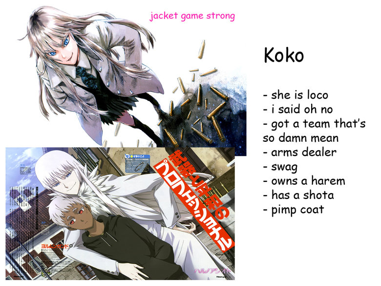 A PowerPoint presentation on Jormungand. . CALLED a powerpoint. Hey kid want /ss/