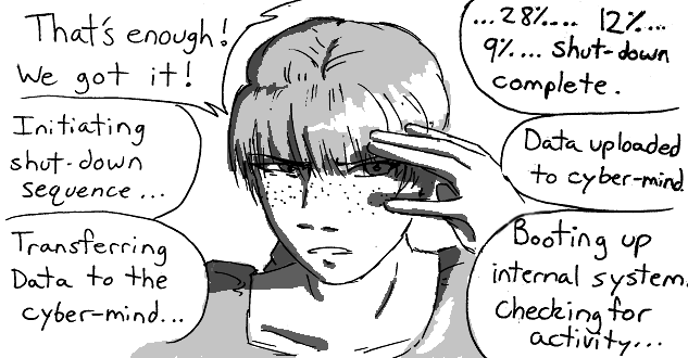 Andromeda.exe Part 1. Please read the prologue before this one: /The+android+s+tale+prologue/funny-pictures/5649010/.. I'll be taking a short break after this and no, not a year-long one like last time because I will be traveling for about a week, but I'll get right back on the 