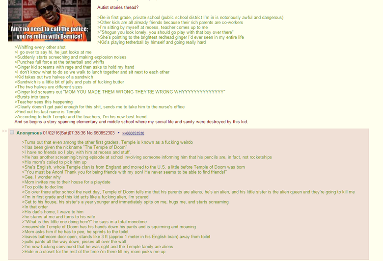 Anon makes a friend. . Autist stories thread? rife in first grade, private school (public school district I' m in is notoriously awful and dangerous) Aother kid