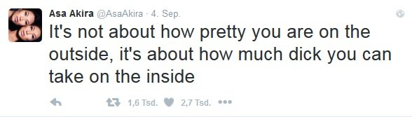 Asa Akira Twitter Compilation. . I' d be more excited for Halloween if I hadn' t already spent all the other days of the year dressing like a slut and scaring c