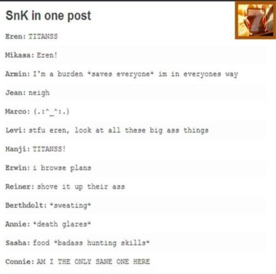 Attack On Titan comp. AOT comp because I have nothing else to do with on saturday lol. appreciates para:. marco (.:^_