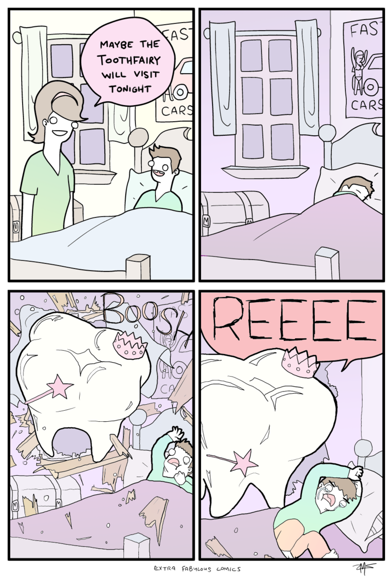 Extra Fabulous comp. all from www.extrafabulouscomics.com Everything made by: www.extrafabulouscomics.com/. i THERE MUST BE TWENTY GUYS Y/ A STUPID. BABY TEETH GET OUT!!!!!