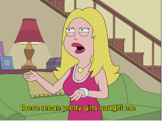 I love this show. . Have -' ' bewail beaten