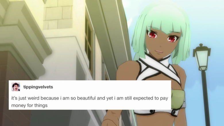 im bored, here's rwby.. im only including this because of how accurate it is... More like playing with you like a cat plays with a mouse.