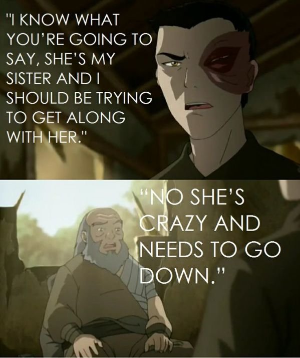 Iroh. While it is always best to believe in one's self, a little help from others can be a great blessing. There' s nothing wrong with a his of peace and prospe