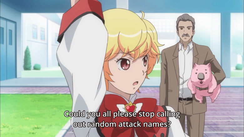 Mahou Shounen. Sauce: Binan Koukou Chikyuu Bouei-bu LOVE! . I 'tlk. what is this. I mean I know what the title is but what is this.