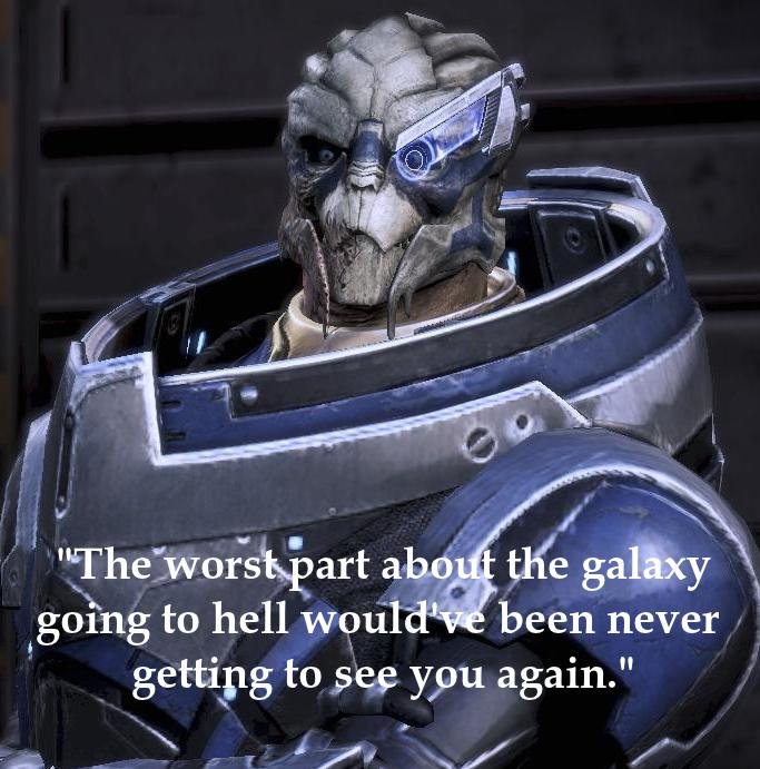 Mass effect lovers.. 3rd best romance right here ^ hay, my dancing is fine Traynor.. You' lall find a way ‘tn beat the odds. And when you do, herdsman, I' ll be