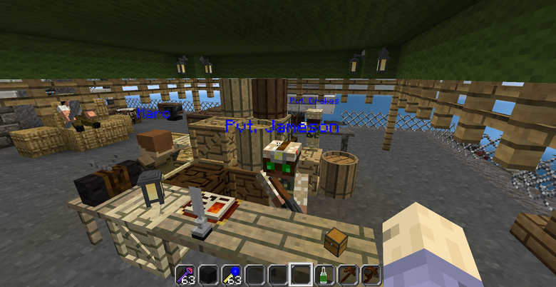 Minecraft Project: Resident Evil server. The template of the map. I think it's roughly 2000,2000. Each grey square represents a city/town that will be able to b