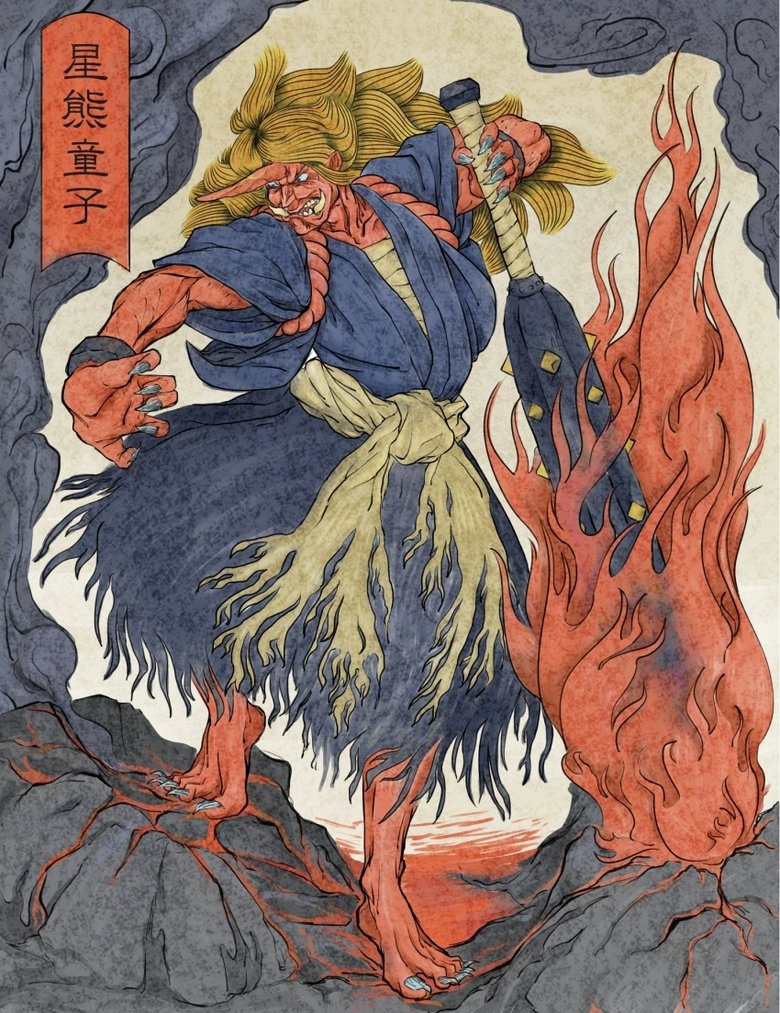 More oni, and something different. Dahlia Ogrest by Red-eyes Macadamiachoco An oni as drawn by Masao Hoshiguma Yuugi by Kurogarasu The very same Hoshiguma Yuugi