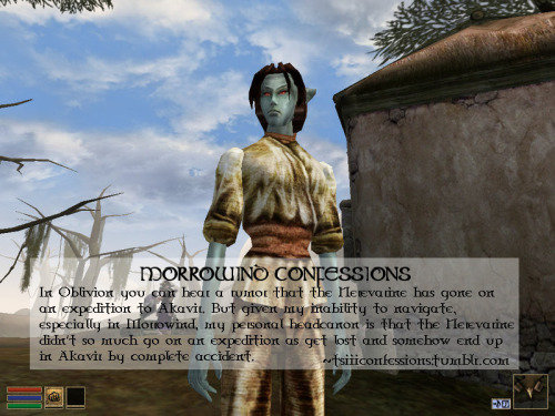 Morrowind Confessions. .. My fondest Morrowind memory is when I approached Dagoth Ur with my level 40+ Imperial in a decent suit of medium armor and armed with Spear of Bitter Mercy, pac