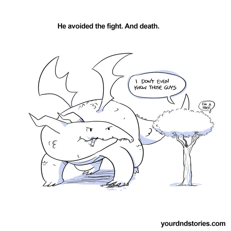 Your D&D Stories 13-15. "Talk about a buzzkill." "Head-canon: The rest of the party was killed and eaten. Turning to the last remaining member, s