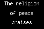 The religion of peace praises freedom